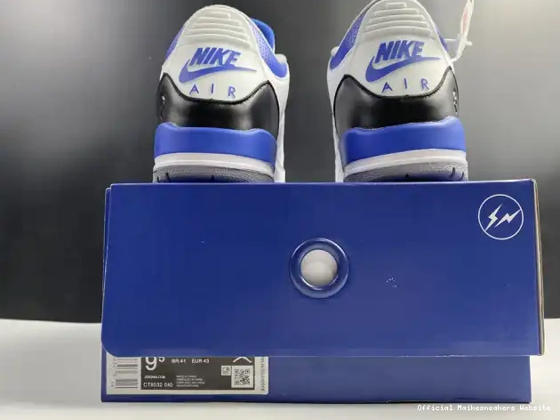 Official Maikesneakers Blue Retro White Air CT8532-040 Jordan 3 0508